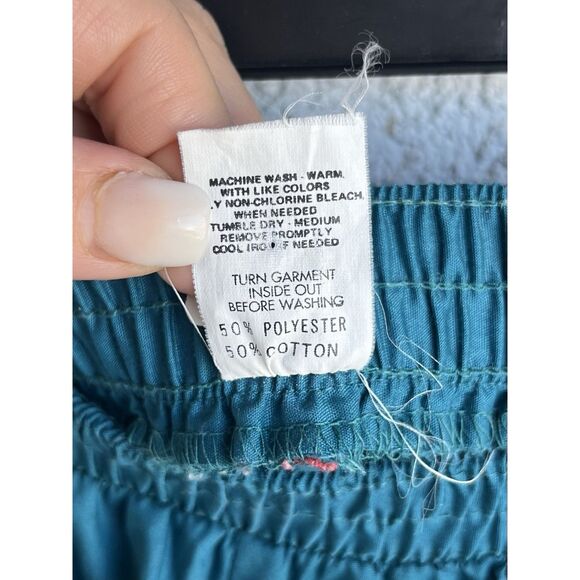 Malco Modes Western Ruffled Pleated Skirt - Size Small - Teal Blue - Picture 9 of 9